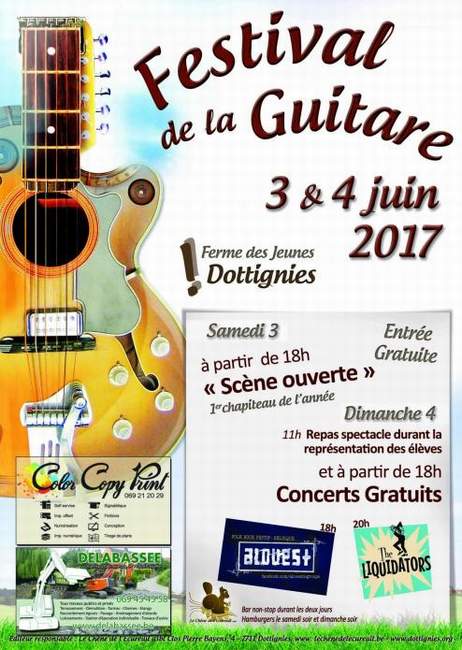 Fete de la Guitare 2017 - Affiche